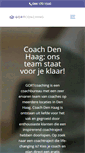 Mobile Screenshot of coach-den-haag.nl